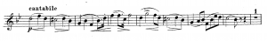 How to play more musically, Excerpt from Oskar Böhme Trumpet Concerto